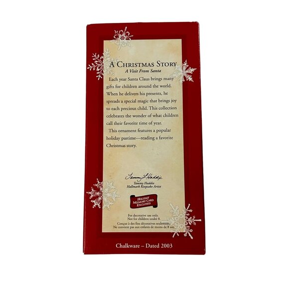 Hallmark Keepsake Ornament - A Christmas Story, A Visit From Santa - Vintage - Picture 5 of 8